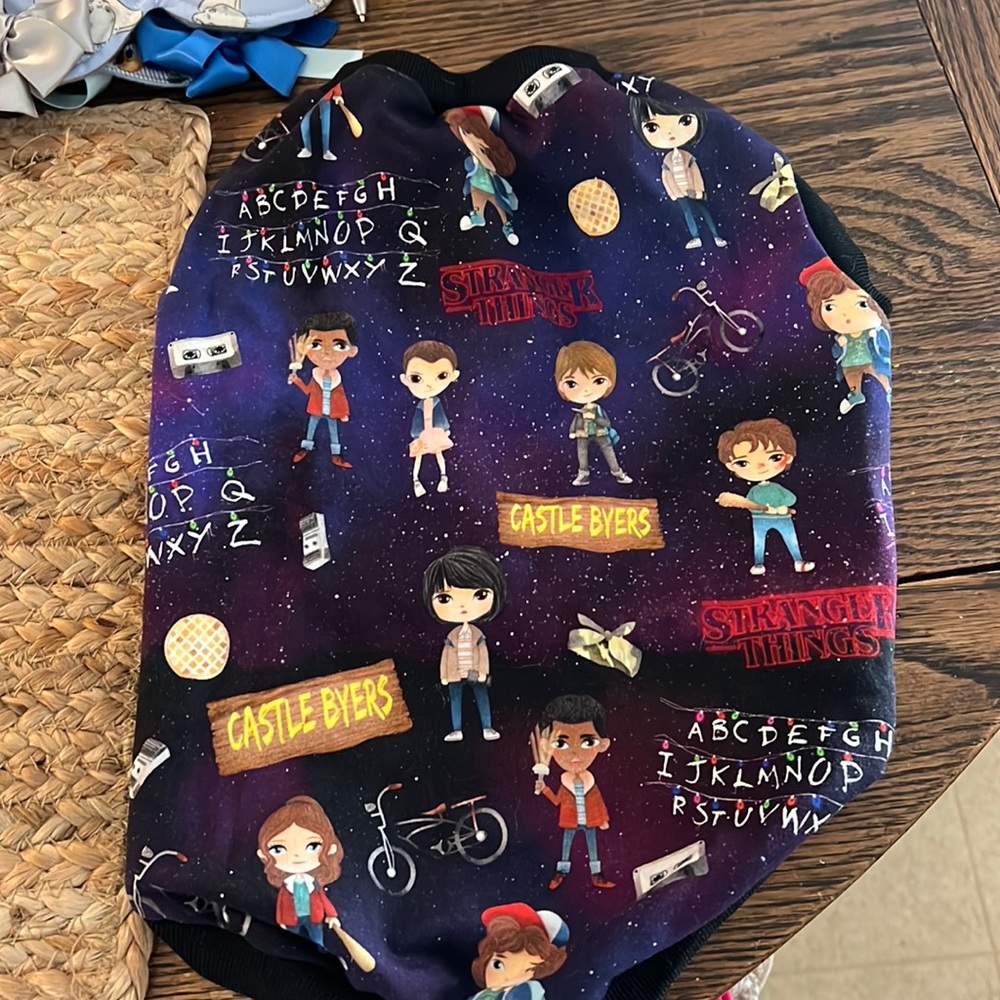 New with tag size 14 inch sleeveless handmade stranger things top
